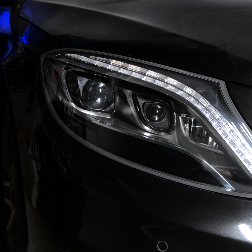 Комплект масок для установки линз на Mercedes S W222 (2013-2017)