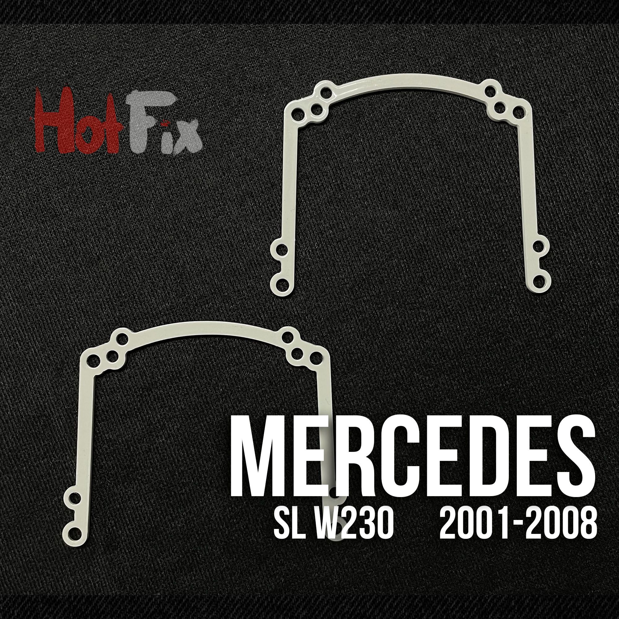 Переходные рамки для замены линз Mercedes SL W230 2001-2008
